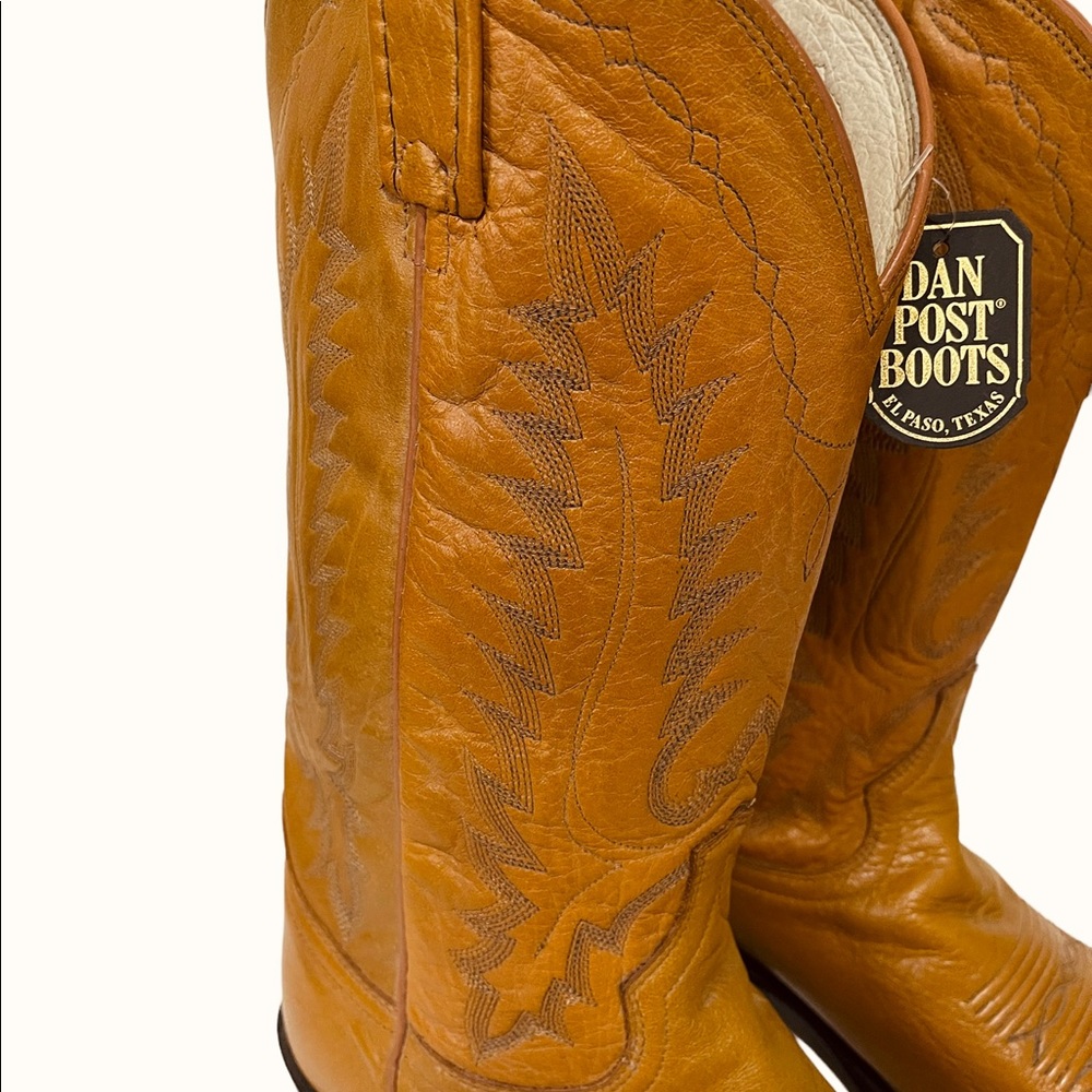 NWT Vintage Dan Post Leather Western Boots | 9.5 - Picture 10 of 14